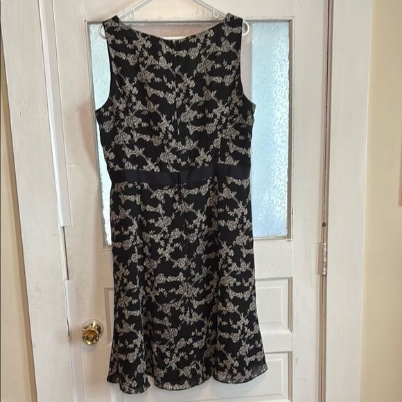 Danny & Nicole Women’s Black Sleeveless Floral Print Sheath Dress Size 16 - Picture 7 of 7